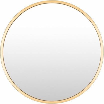 Guinda Round Gold Framed Wall Mirror - FCHF CITY