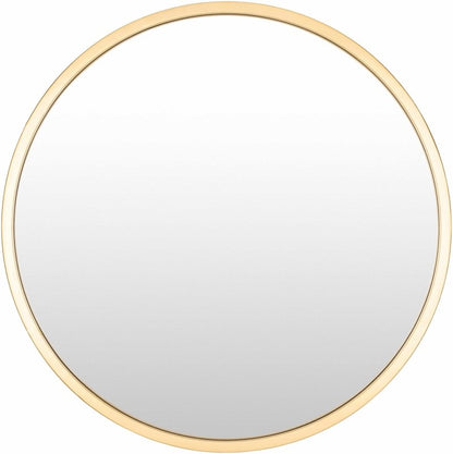 Guinda Round Gold Framed Wall Mirror - FCHF CITY