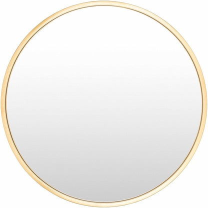 Guinda Round Gold Framed Wall Mirror - FCHF CITY