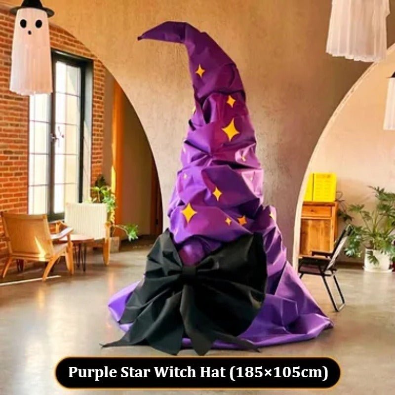 Halloween Giant Witch Hat Decor, Photo Prop Indoor Outdoor - FCHF CITY