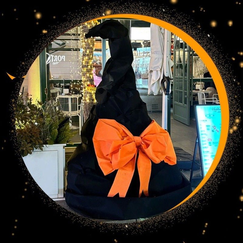 Halloween Giant Witch Hat Decor, Photo Prop Indoor Outdoor - FCHF CITY