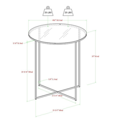 Harper Side Tables, Set of 2 - FCHF CITY
