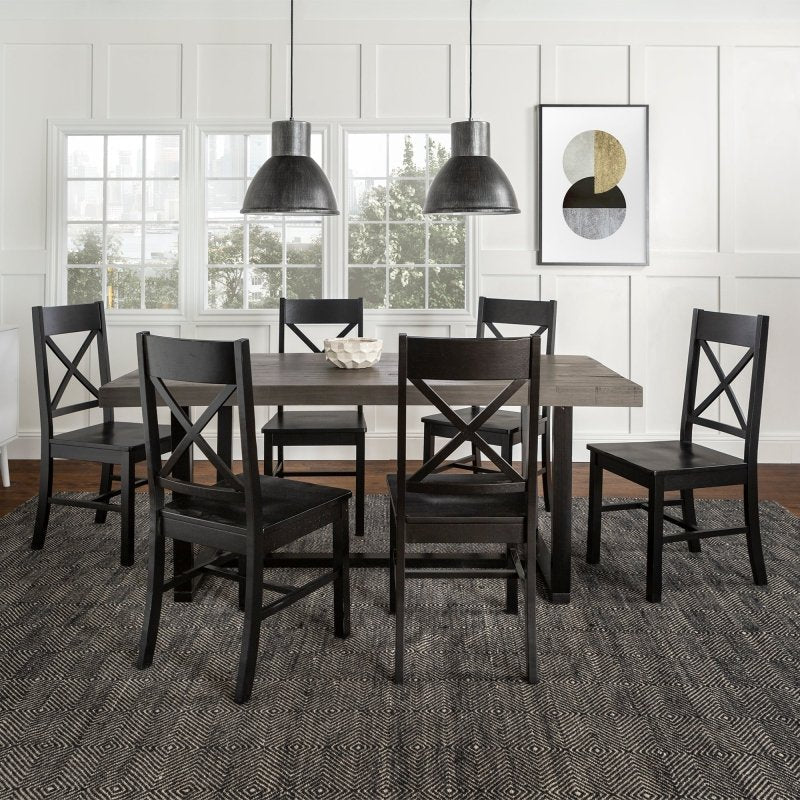 Hayes 7 - Piece Dining Table Set - FCHF CITY