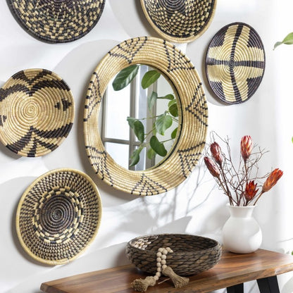 Ipilan Moonj Grass Starburst Round Mirror - FCHF CITY