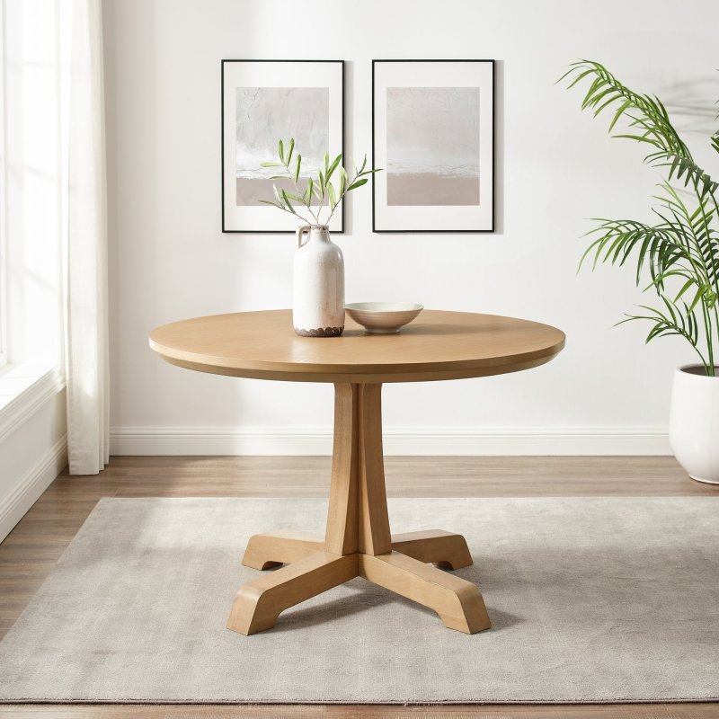 Isolde Pedestal Base Round Dining Table - FCHF CITY