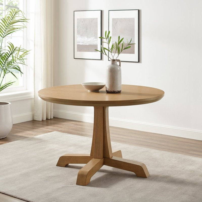 Isolde Pedestal Base Round Dining Table - FCHF CITY