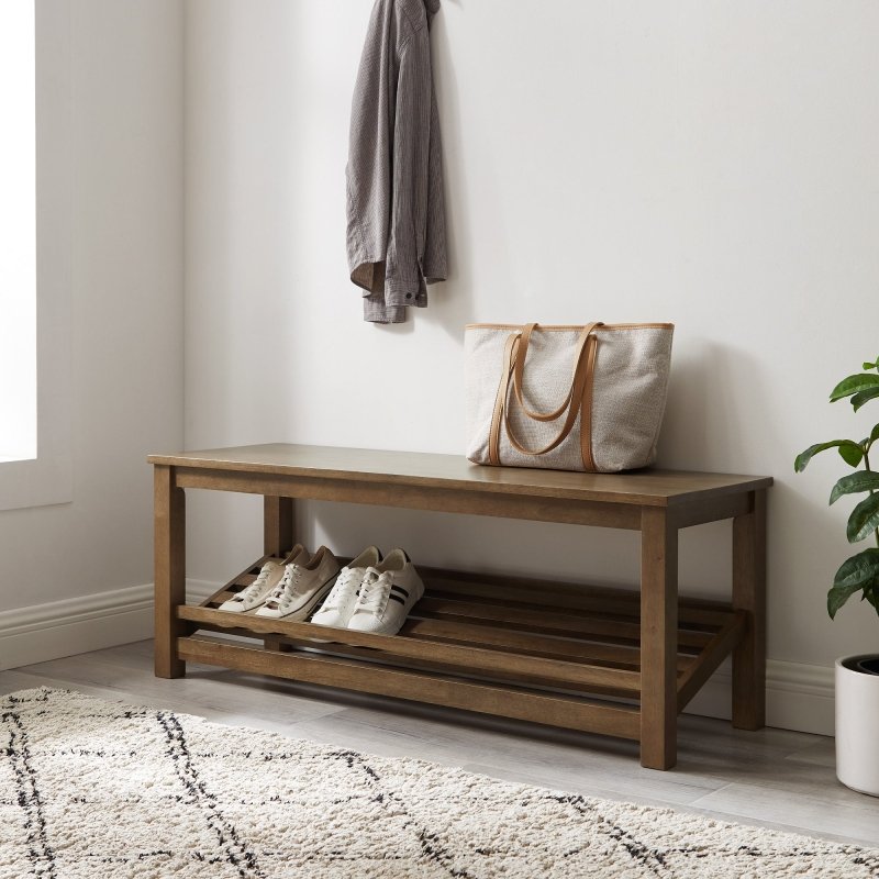 Joplin Entry Bench Shoe Rack - FCHF CITY
