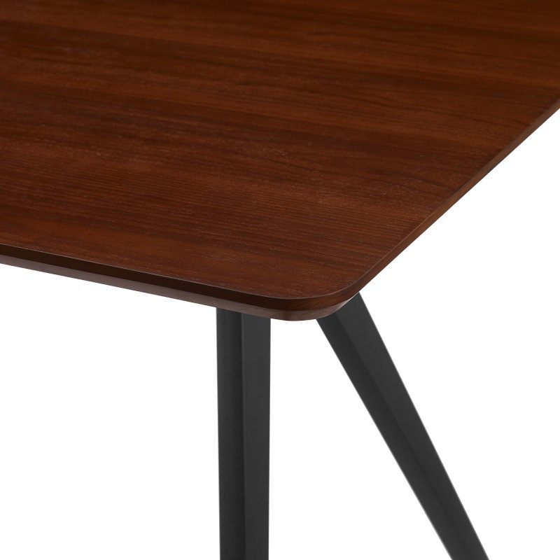 Juno Modern Industrial Veneer and Metal Dining Table - FCHF CITY