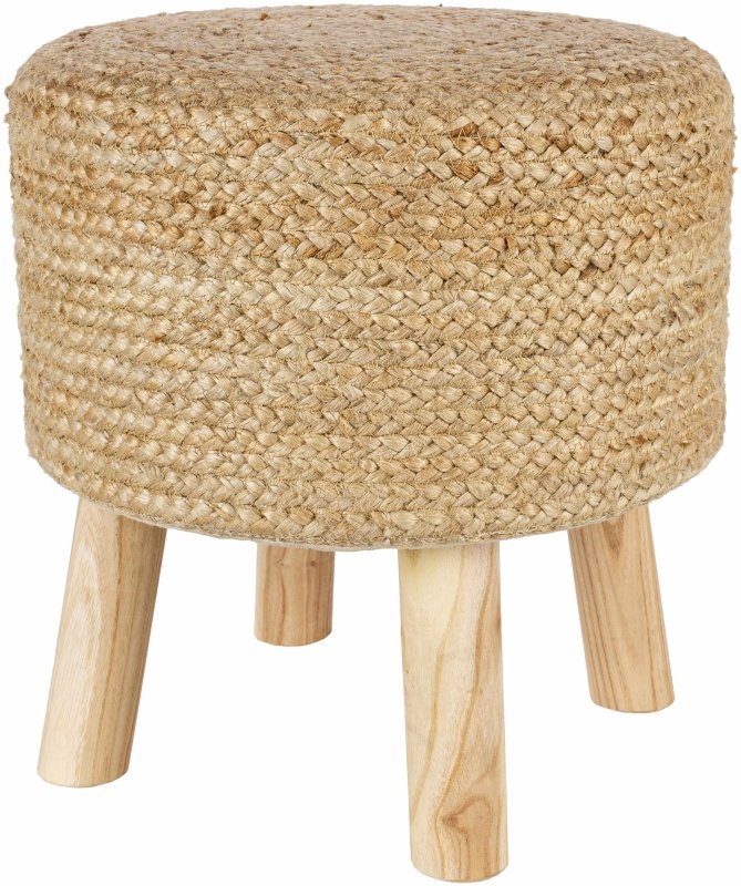 Jute Stool Ottoman - FCHF CITY