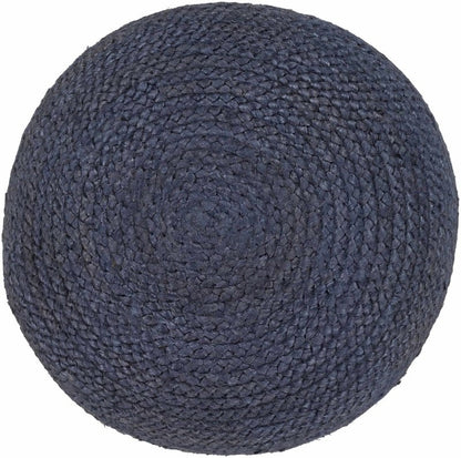 Kaumakani Jute Pouf in Dark Blue - FCHF CITY