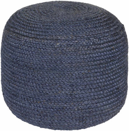 Kaumakani Jute Pouf in Dark Blue - FCHF CITY