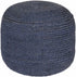 Kaumakani Jute Pouf in Dark Blue - FCHF CITY