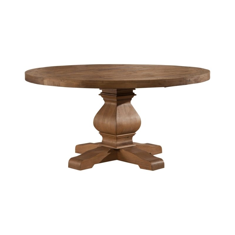 Kensington Round Dining Table, Reclaimed Natural - FCHF CITY