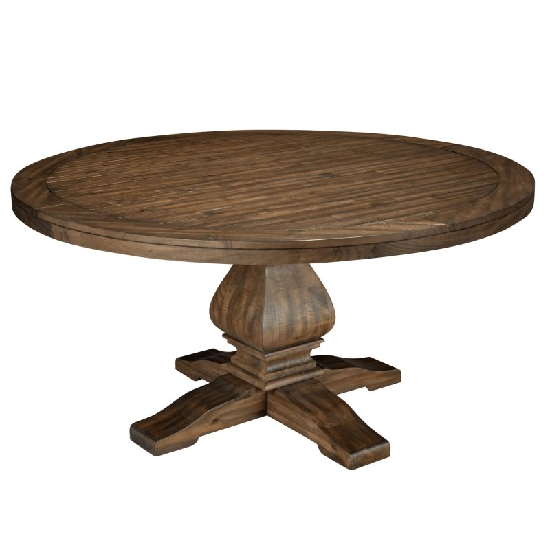 Kensington Round Dining Table, Walnut - FCHF CITY