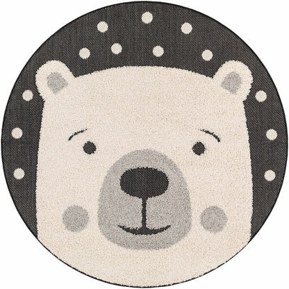 Kids Bear Animal Print Nursery Area Rug - FCHF CITY
