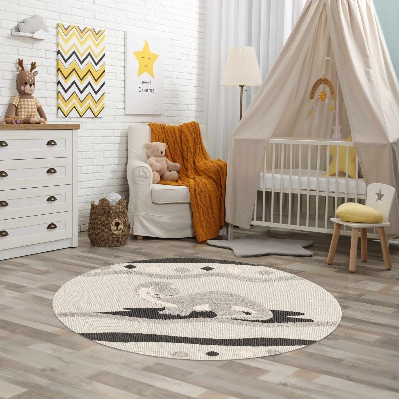 Kids Dinosaur Animal Print Nursery Area Rug - FCHF CITY