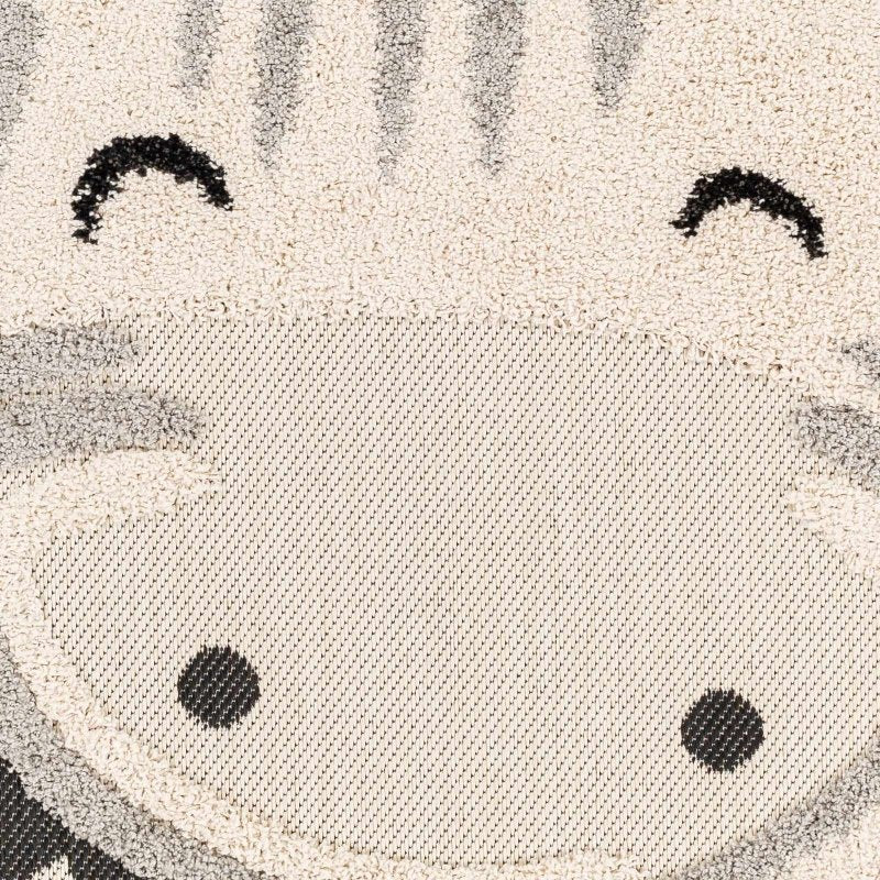 Kids Giraffe Bowtie Animal Print Nursery Area Rug - FCHF CITY
