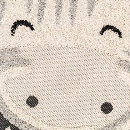 Kids Giraffe Bowtie Animal Print Nursery Area Rug - FCHF CITY