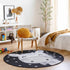 Kids Giraffe Bowtie Animal Print Nursery Area Rug - FCHF CITY