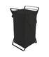 Laundry Hamper with Cotton Liner - Two Sizes - Steel + Cotton - FCHF CITY