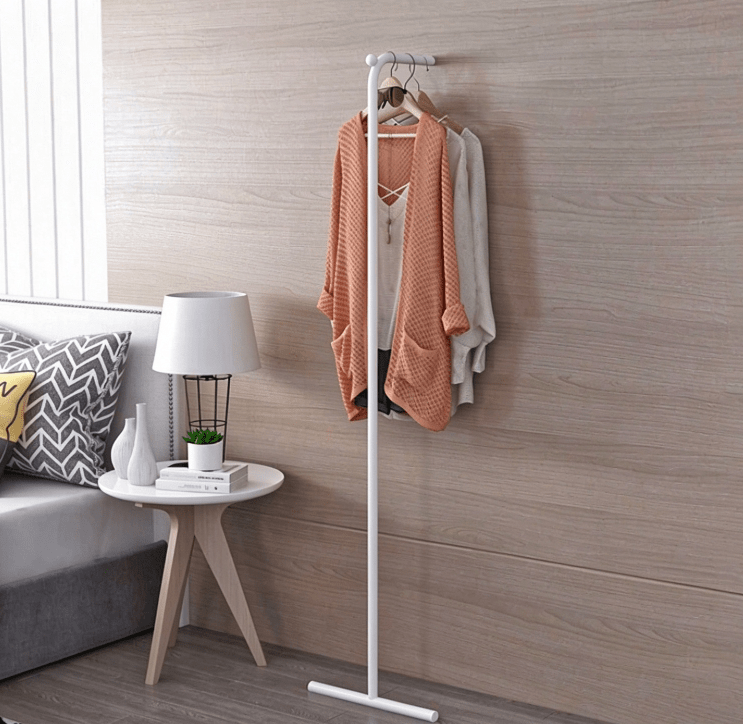 Leaning Coat Rack (65" H) - Steel - FCHF CITY