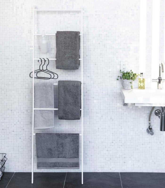 Leaning Storage Ladder (63&quot; H) - Steel - FCHF CITY