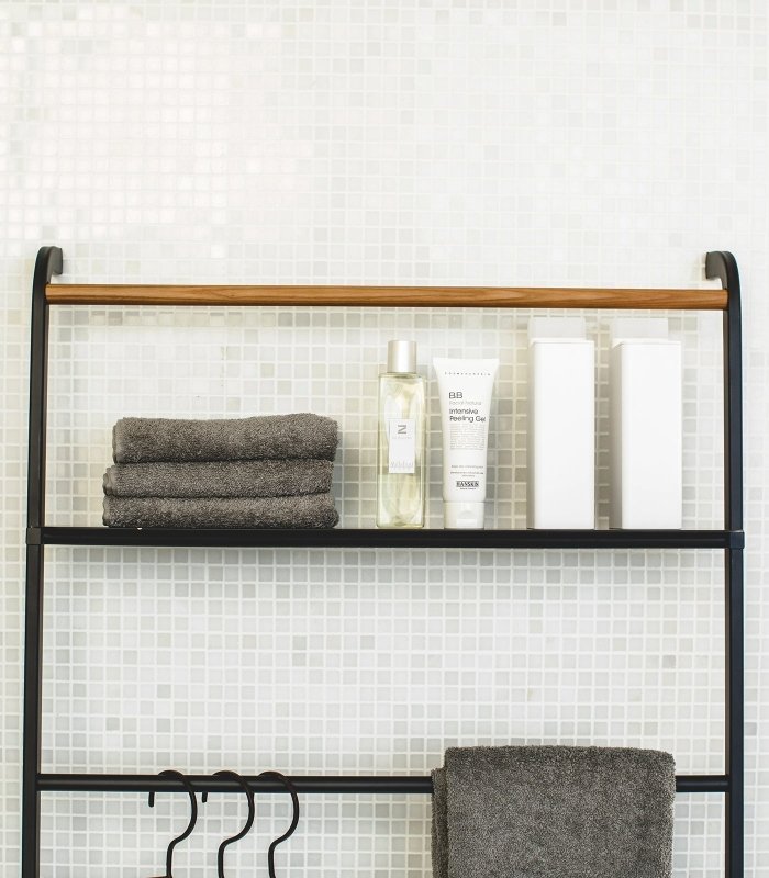 Leaning Storage Ladder - Two Styles - Steel - FCHF CITY