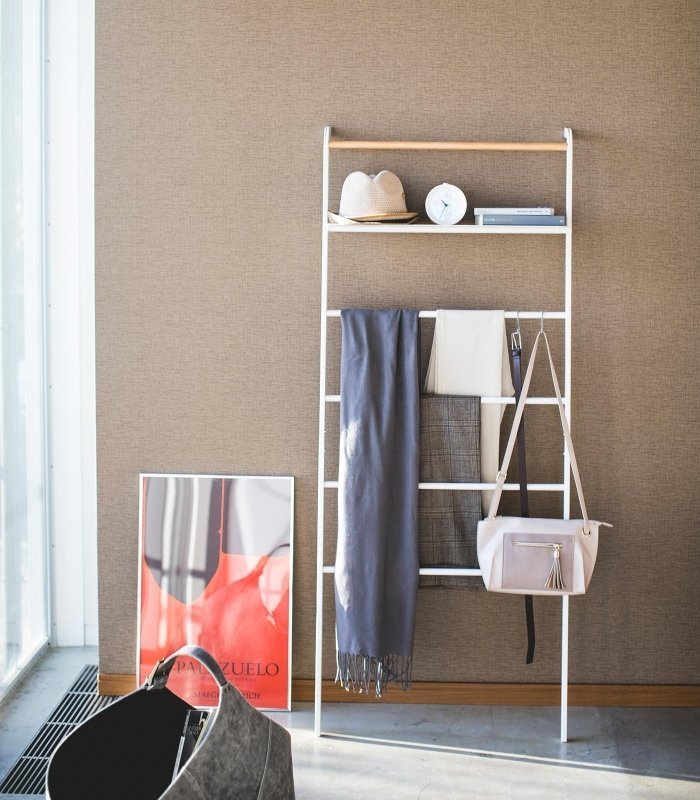 Leaning Storage Ladder - Two Styles - Steel - FCHF CITY
