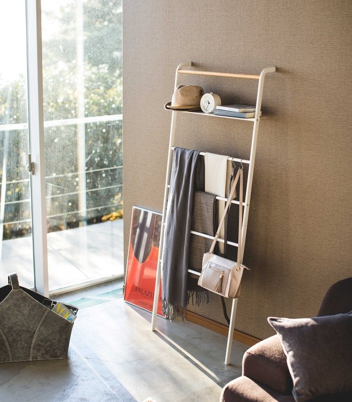 Leaning Storage Ladder - Two Styles - Steel - FCHF CITY