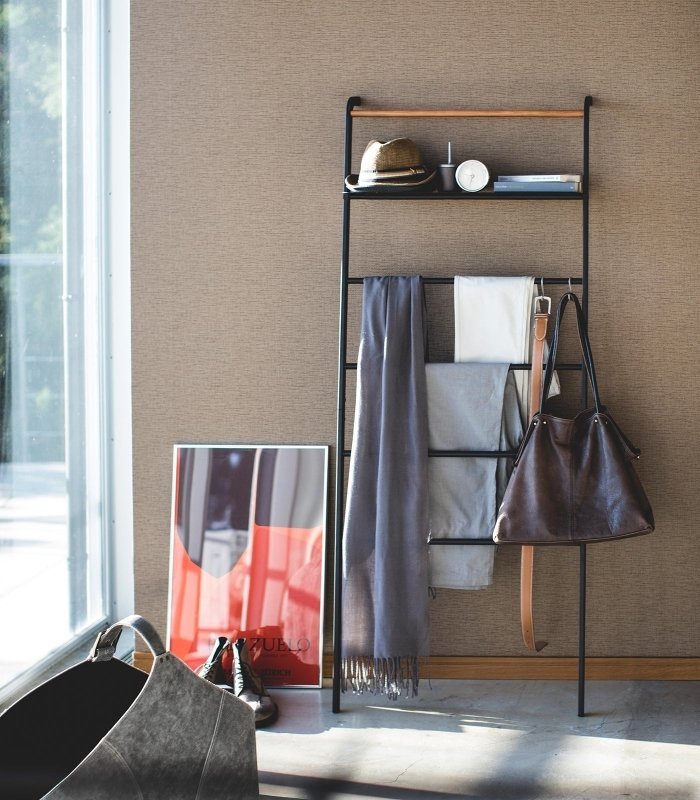 Leaning Storage Ladder - Two Styles - Steel - FCHF CITY