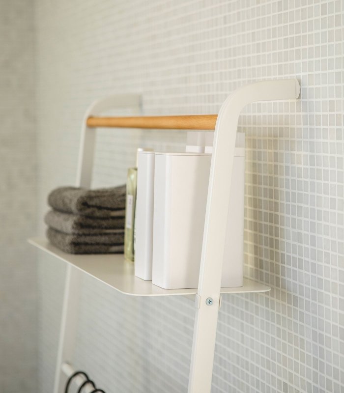 Leaning Storage Ladder - Two Styles - Steel - FCHF CITY