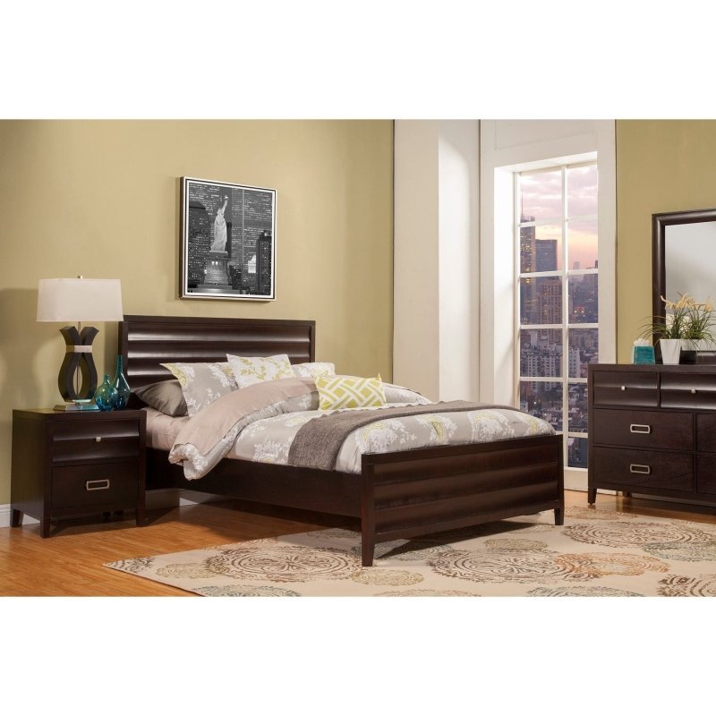 Legacy Bed, Black Cherry - FCHF CITY