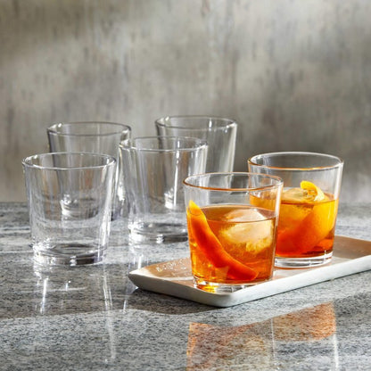 Libbey Bar Essentials Double Old Fashioned Glasses, 12 - ounce, Set of 6 - FCHF CITY
