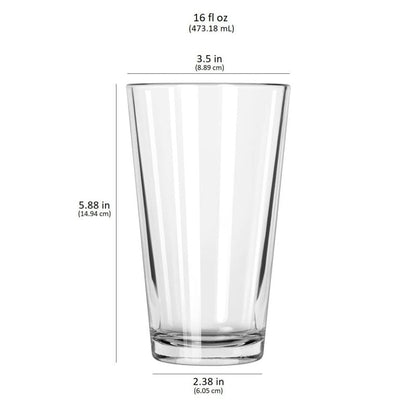 Libbey Bar Essentials Tumbler Glasses, 16 - ounce, Set of 6 - FCHF CITY