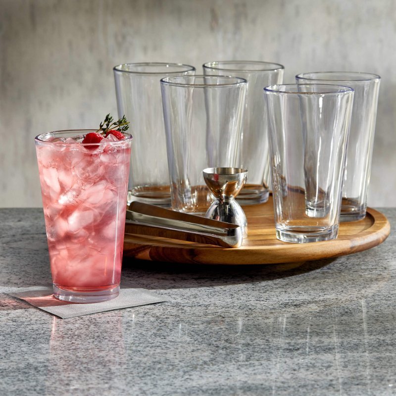 Libbey Bar Essentials Tumbler Glasses, 16 - ounce, Set of 6 - FCHF CITY
