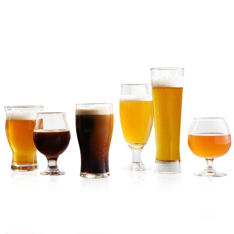 Libbey Craft Brews Assorted Beer Glasses, Set of 6 - FCHF CITY