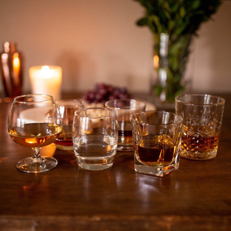 Libbey Craft Spirits Assorted Drinkware Glasses, Set of 6 - FCHF CITY