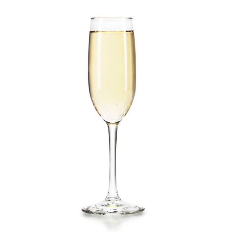Libbey Entertaining Essentials Flute Glasses, 8 - ounce, Set of 6 - FCHF CITY