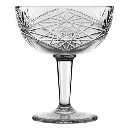 Libbey Hobstar Coupe Cocktail Glasses, 8.5 - ounce, Set of 4 - FCHF CITY