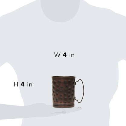 Libbey Moscow Mule Hammered Copper Mugs, 14 - ounce, Set of 4 - FCHF CITY