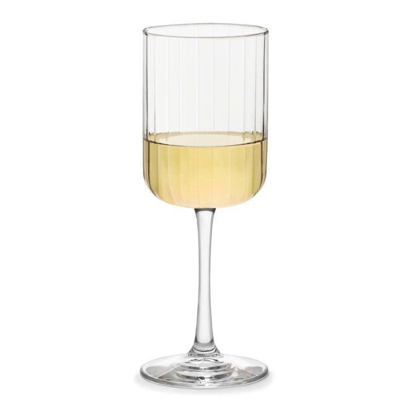 Libbey Paneled All Purpose Wine Glasses, 13.5 - ounce, Set of 4 - FCHF CITY