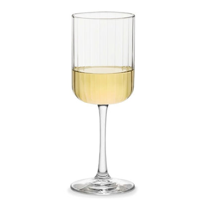 Libbey Paneled All Purpose Wine Glasses, 13.5 - ounce, Set of 4 - FCHF CITY