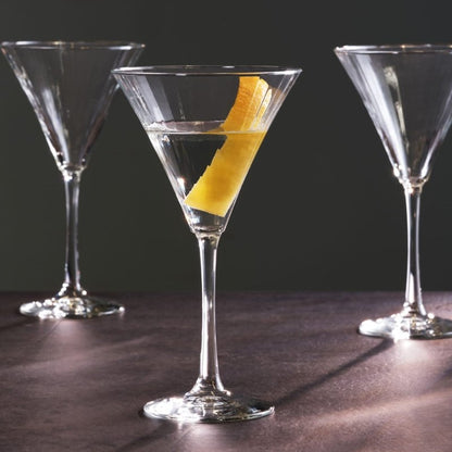 Libbey Paneled Martini Glasses, 9.5 - ounce, Set of 4 - FCHF CITY