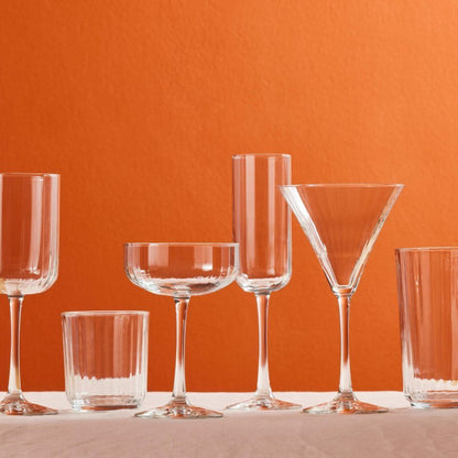 Libbey Paneled Martini Glasses, 9.5 - ounce, Set of 4 - FCHF CITY