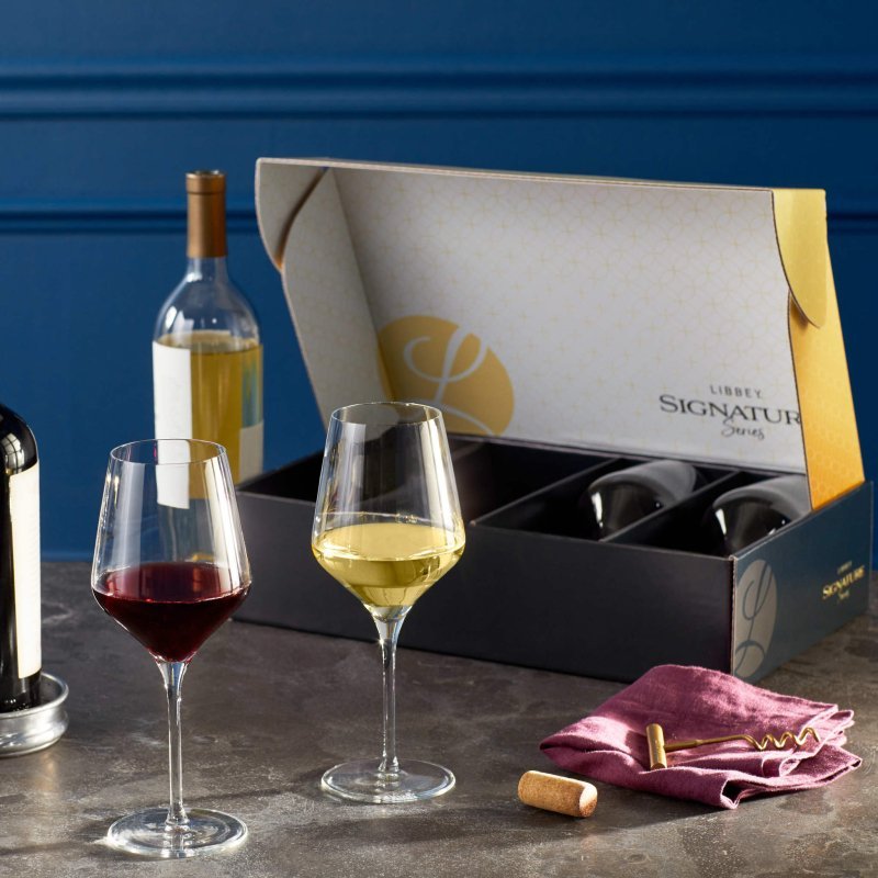 Libbey Signature Greenwich All - Purpose Wine Gift Set of 4, 16 - ounce - FCHF CITY