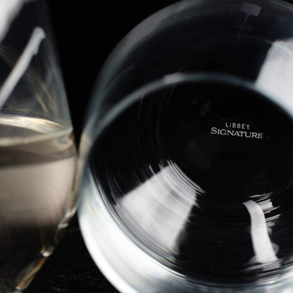 Libbey Signature Greenwich Stemless Wine Gift Set of 4, 18 - ounce - FCHF CITY