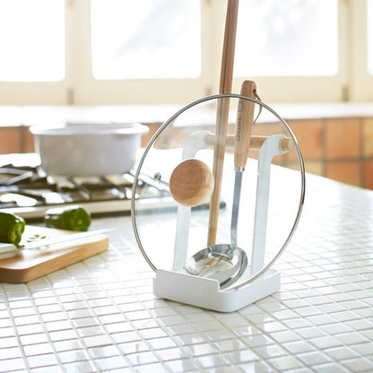 Lid &amp; Ladle Stand - Steel + Wood - FCHF CITY