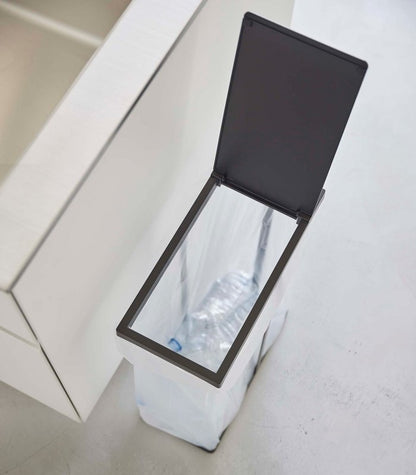 Lidded Garbage Bag Holder - Steel - FCHF CITY