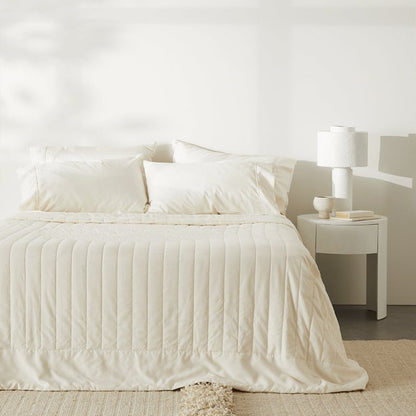 Linen+ Quilted Coverlet - FCHF CITY