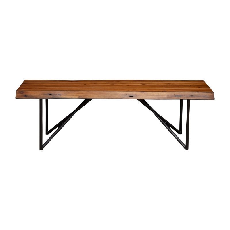 Live Edge Bench, Light Walnut - FCHF CITY